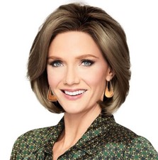 Eva Gabor Epic Chin Length Wavy Layered Bob Wig, Average Cap GL10-14 Walnut