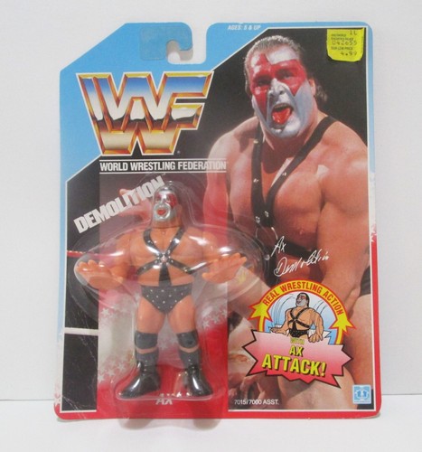 WWF Demolition AX Hasbro 1990 MOC!...