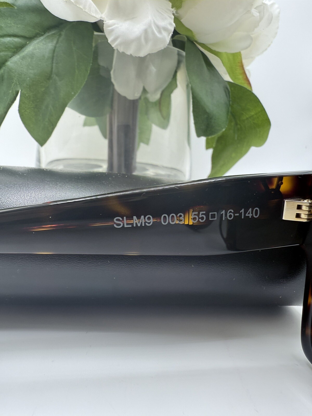 NUOVI occhiali da sole Saint Laurent YSL logo SLM9 003 Avana Avana marrone 55 16 140