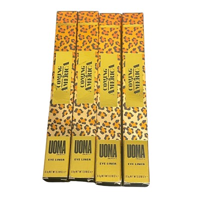UOMA BEAUTY Black Magic 'Coming 2 America' Eyeliner - Private Jet Black - 4 Pack