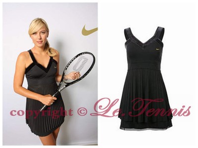 Nike X Maria Kleine Schwarz Tennis Kleid Lauf Yoga Pilate Rock Tanz Golf Tunik S Ebay