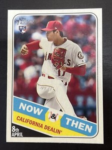 Shohei Ohtani 2018 Topps Heritage #NT-11 Now & Then Price