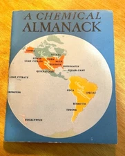 A CHEMICAL ALMANACK The First Edition 1933 Merck & Co. Measures 5"x4.5" Vintage