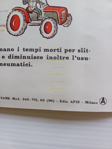 Same trattore modello 240 Automazione 1960 depliant italiano originale - Picture 9 of 9