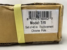 Premier Mounts T40 40" Replacement Chrome Poles (2)