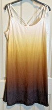 Women's Sleeveless Ombrel Cami Sun Dress XXL 40" bust 36" waist