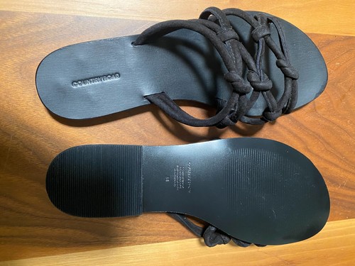 Country Road Black Sandal 38/7 BNWOT - Picture 4 of 4