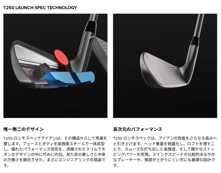 Titleist T Series T250 Launch Spec Iron Set 5-pw / MMT AMC RED 65 R - Image 4 of 4