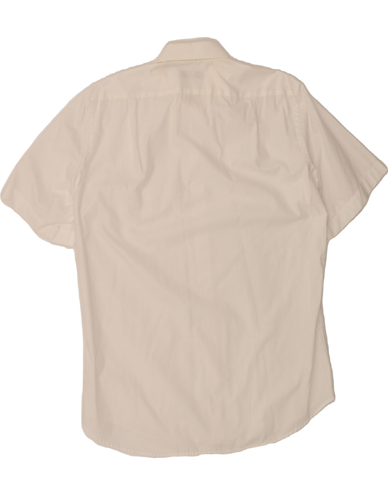 HUGO BOSS Mens Short Sleeve Shirt Size 40 15 1/2 Medium White DT14 thumbnail 2