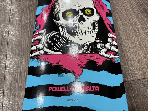 Powell Peralta 2019 Aqua RIPPER Shape Skateboard Deck Bones Brigade 32x8.25" - Bild 6 von 12