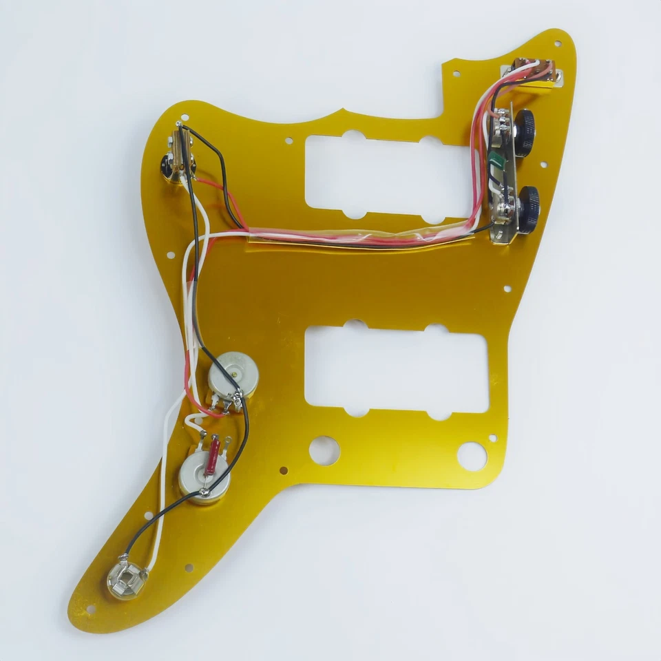 Juego de dibujo de alambre de metal para guitarra Jazzmaster panel lata cts250A/B Foto 2 de 3