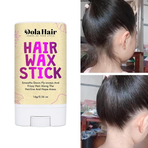 Dolahair Hair Wax Stick - Flyaway Control and Styling Pomade for Kids,... - Picture 2 of 8