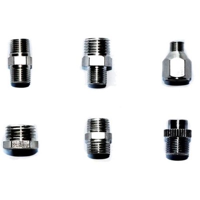 Airbrush Adapter-Beschlag Set 6-tlg. Metall Spray Zubehör Spraypistolen
