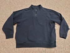 LL Bean Sweatshirt Mens XL Mock Pullover Quarter Zip Outdoors Hiking Camping