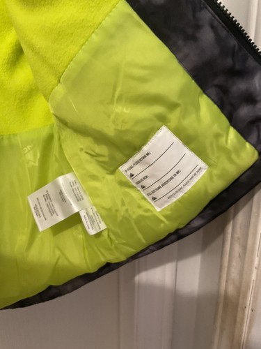 Snozu Boys Jacket Sz 5 Grey/Green Camo NWT Puffer - Picture 3 of 6