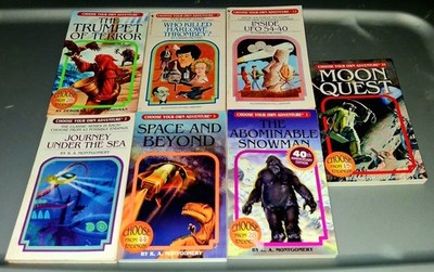 Lot of 7 Choose Your Own Adventure Books Series Collection Set CYOA Paperback