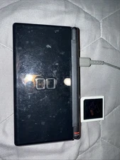 Nintendo DS Lite Working Condition Charging Cord Onyx Black With Dstt Cartridge