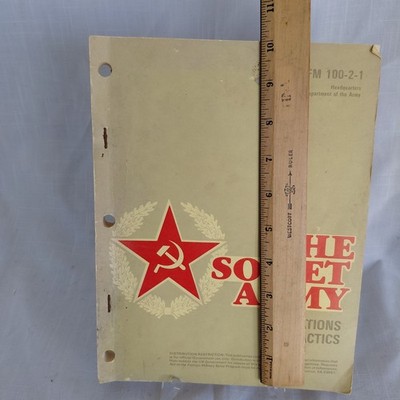 U.S. Army Cold War 1984 Field Manual Soviet Army Operations