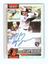 2026 Topps Chrome Logofractor Dylan Beavers Rookie Auto RA-DB