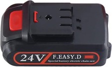 24V Chainsaw Battery Compatible for 4 In/ 6 In Mini Handheld Electric Chainsaw