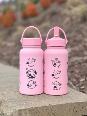 Chansey Blissey Water Bottle Engraved Waterbottle with Nurse & Sad Chansey, Cute - Image 1 of 4