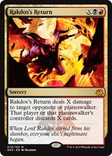 Rakdos's Return Guild Kit: Rakdos PLD Black Red Mythic Rare MAGIC CARD ABUGames