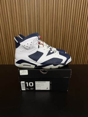 Jordan 6 Retro Olympic London (2012) Size 10, PREOWNED-R