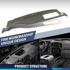 07-14 Chevy Silverado Tahoe Suburban 1500 Beige TPE Dash Cover Dashboard