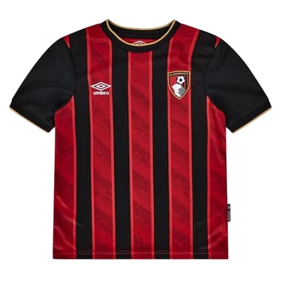 Umbro - Maillot de foot motif/style AFC Bournemouth - Enfant (GT35067) - Photo 1/2
