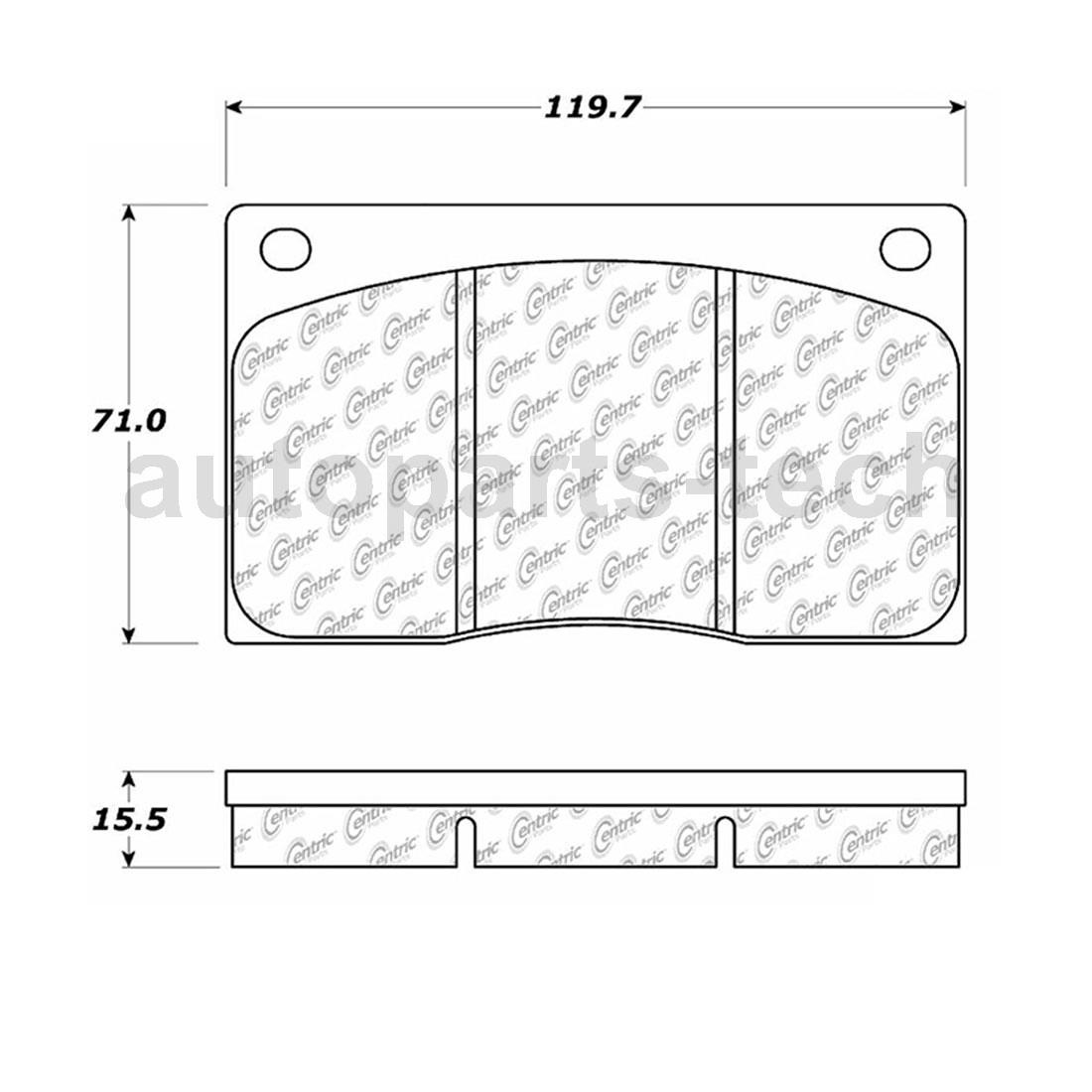 Aston Martin DB7 1997-1998 Brake pad