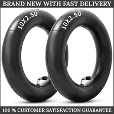 2 Pack 10x2.50 Scooter Inner Tube 90 Valve Thick Butyl for Electric Scooter