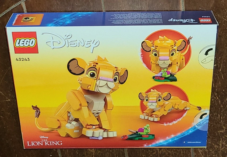 LEGO Disney (2024) El Rey León: 222 piezas SIMBA EL REY LEÓN CACHORRO Set #43243 Foto 4 de 4