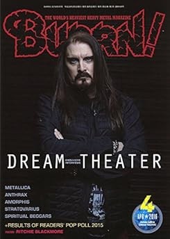 BURRN! April 2016 Music Magazine DREAM THEATER Japan Book book form JP