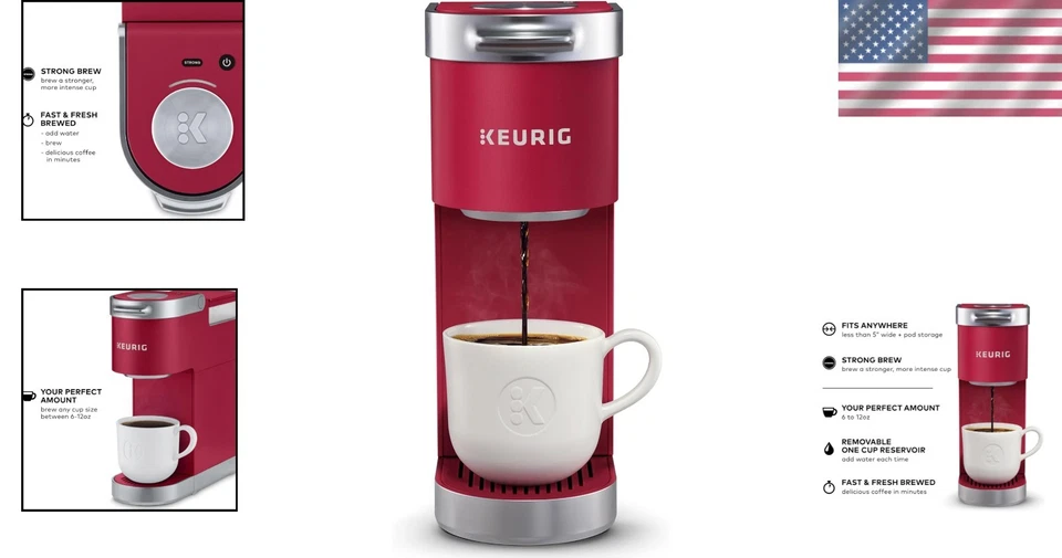 Portable Single Serve Coffee Brewer, 9 K-Cup Pod Storage - Image 2 of 4