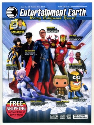 Doctor Who ENTERTAINMENT EARTH 52-SEITIGER Katalog Sommer 2013 Ausgabe Nr. 45B