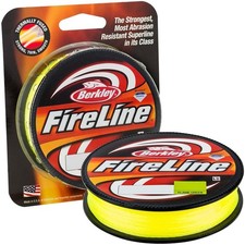 Berkley Fireline - Esca da pesca fusa originale - 14 libbre / 125 iarde (Verde fiamma)