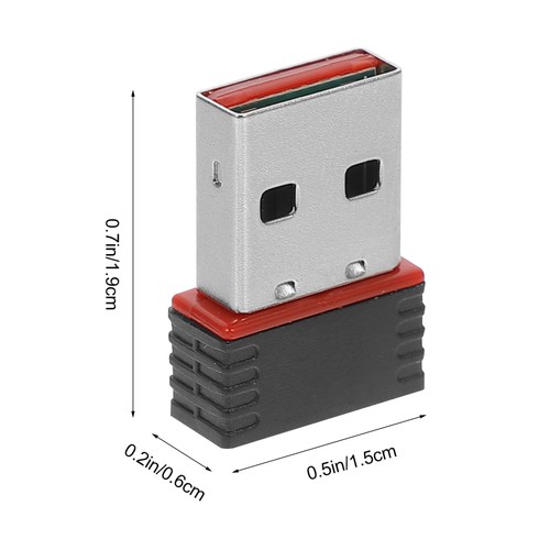 2 PCS Wireless Network Card Portable Wifi Device Adapter USB Dongle - 第 5/12 張圖片
