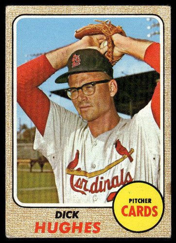 1968 Topps #253 Dick Hughes VG/EX - Bild 1 von 2