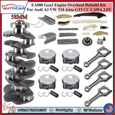 Ea888 Gen2 Engine Overhaul Rebuild Kit For Audi A3 Vw Tsi Jetta Gti Cc Cawa 2.0t Ea888 Gen2 Engine Overhaul Rebuild Kit For Audi A3 Vw Tsi Jetta Gti Cc Cawa 2.0t