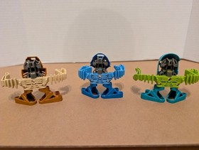 LEGO Bionicle McDonalds Tohunga Huki (1388) Maku (1390) and Kongu (1392) No Disc