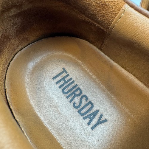 Thursday Boot Co Shoes Mens 13 Premier Low Top Sneaker Brown Leather City Casual - Picture 7 of 8