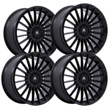 Set-4 Asanti Ab048 Viceroy 20x9 5x112 Matte Black 45mm Wheels Rims 20 Inch