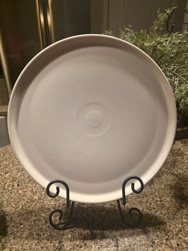 Homer Laughlin Fiesta Baking and Serving Platter Plate 12 Inch Ivory