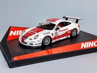 "Slot Car Scalextric Ninco 50497 Porsche 997 #16 \"Pioneer\" S.Bleekemolen"