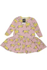Smafolk Kleid Mädchen Mädchenklied Dress Gr. EU 110/116 Baumwolle Me... #6j2yz9z
