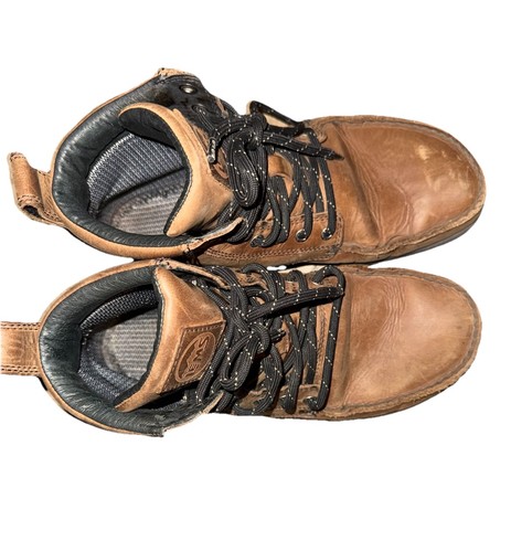 Lems Boulder Waterproof Leather Boot Men Size 10 Brown - Picture 2 of 11