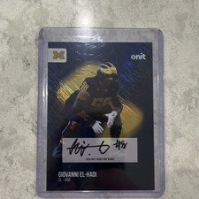 onit 2025 Signature Series Giovanni El-Hadi Auto # S-7 Michigan Blue Shimmer