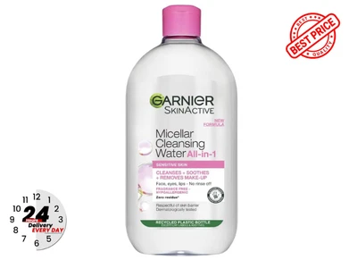Garnier Micellar Cleansing Water, Gentle face Cleanser & Makeup Remover 700ml