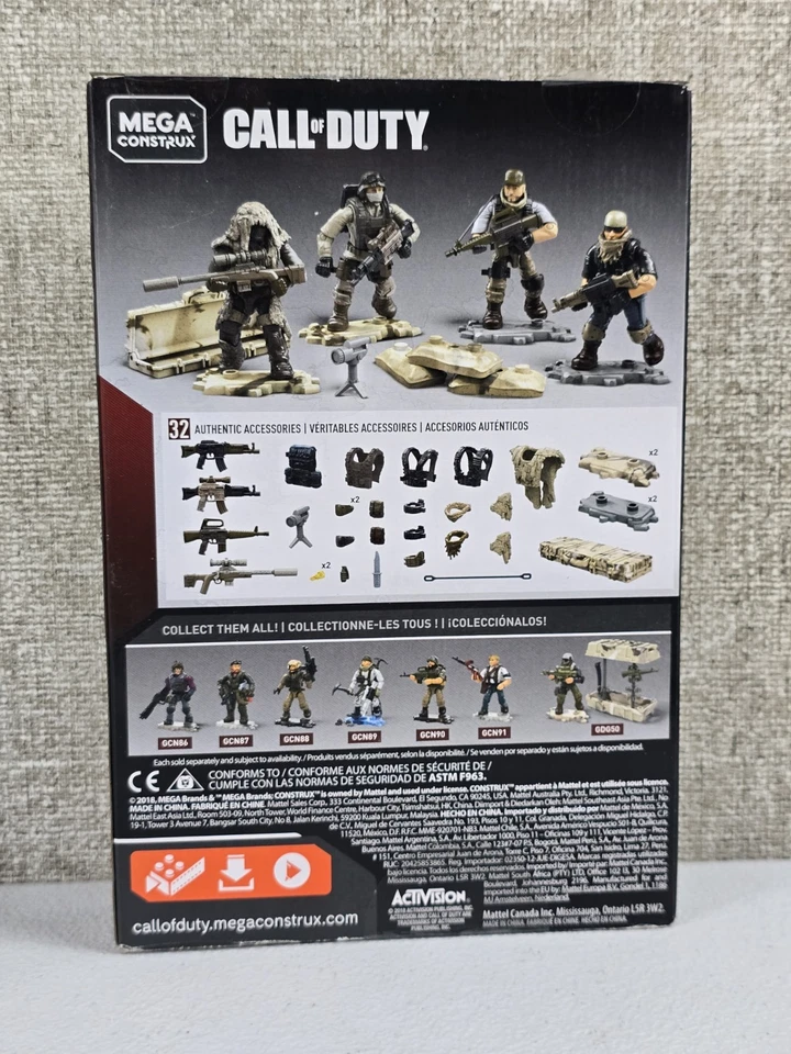 MEGA Construx Call of Duty Desert Snipers VS Mercenaries & Winter Crate New  - Image 3 of 4