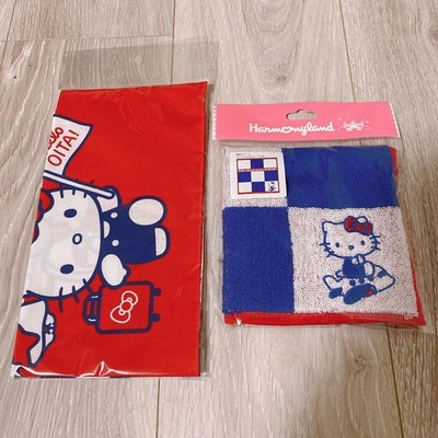 Sanrio Hello Kitty Tenugui Taschentuch Set Limited Airport Oita Japan